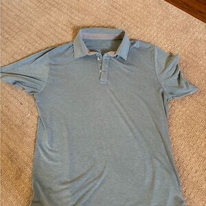 Free Fly Apparel Light Blue Polo Shirt
